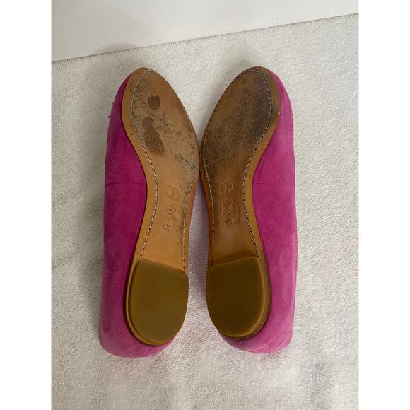 JOAN & David Purple Pink Bead Embellished Suede Ballet Flats - Size 7 1/2 - Picture 8 of 11